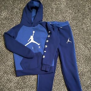Blue Air Jordan Sweatsuit